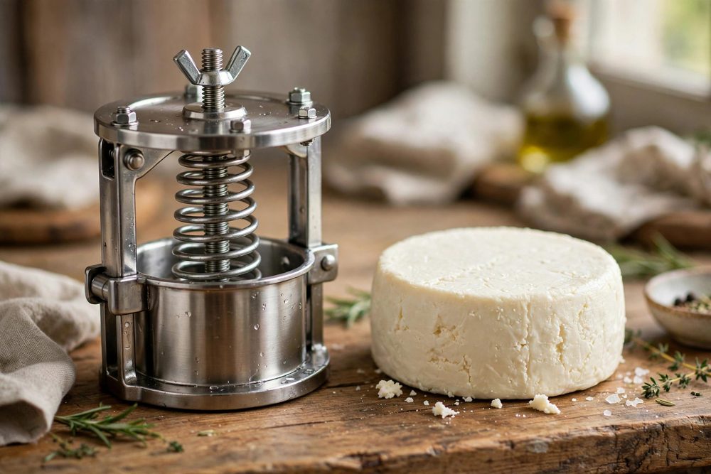 Dutch Press with Whey Drainage Tray